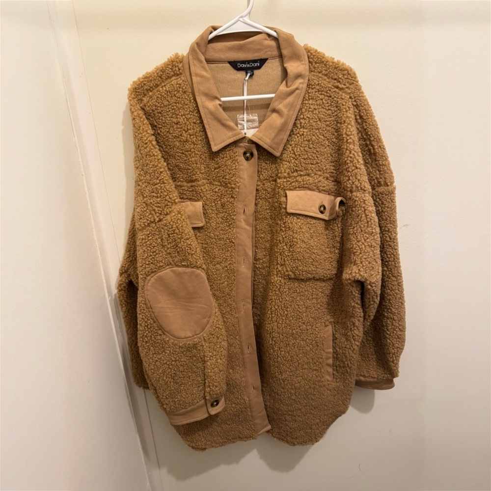 Tan Sherpa Jacket